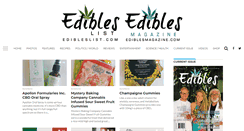 Desktop Screenshot of ediblesmagazine.com
