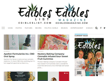 Tablet Screenshot of ediblesmagazine.com